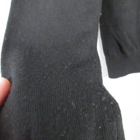 Lauren Ralph Lauren Womens Cardigan Sweater Black S Wool Classic Luxury Knit 214 - Picture 6 of 8